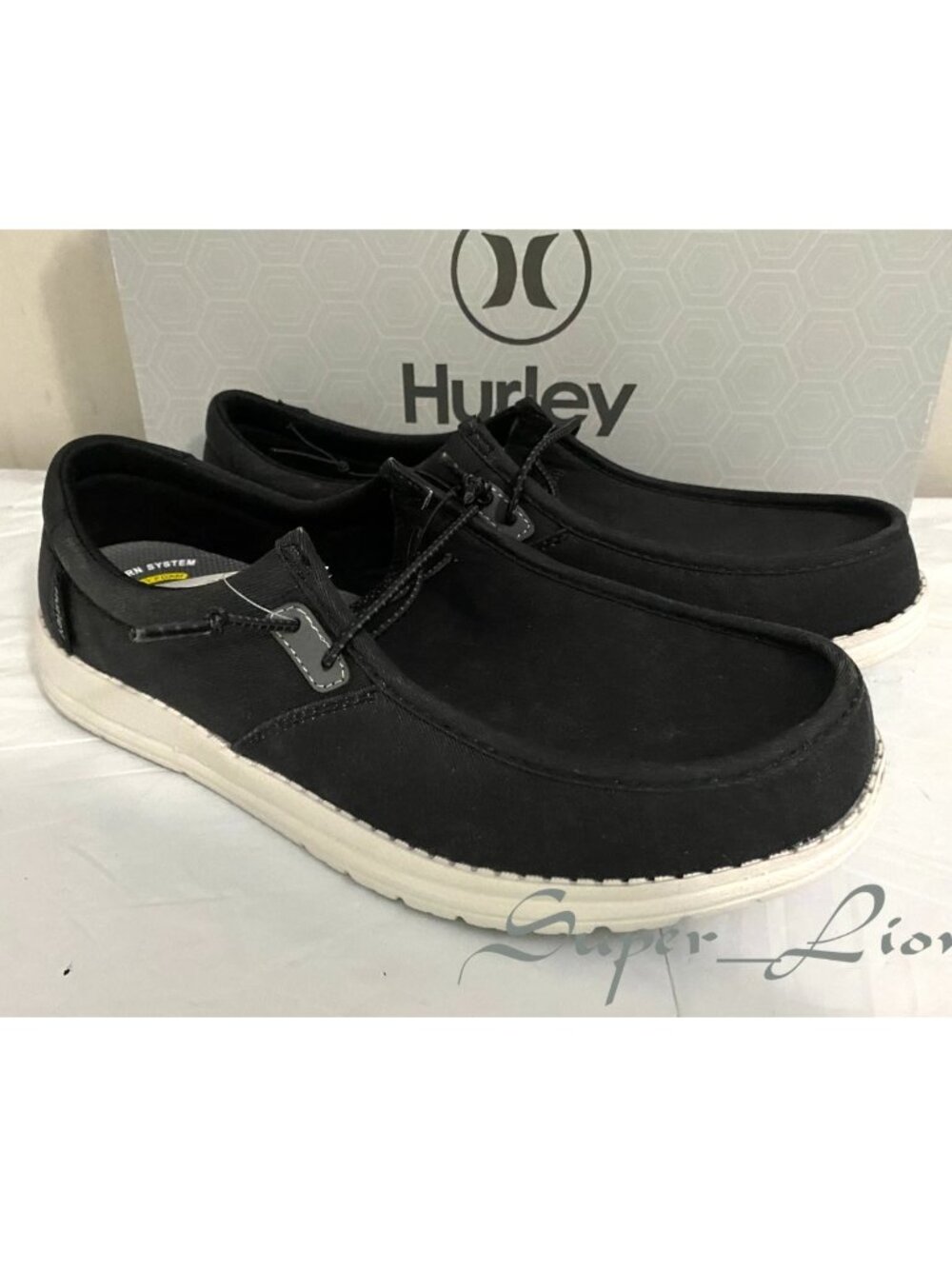 NEW Hurley Men's Nesota Lightweight Memory Foam Slip On Shoes